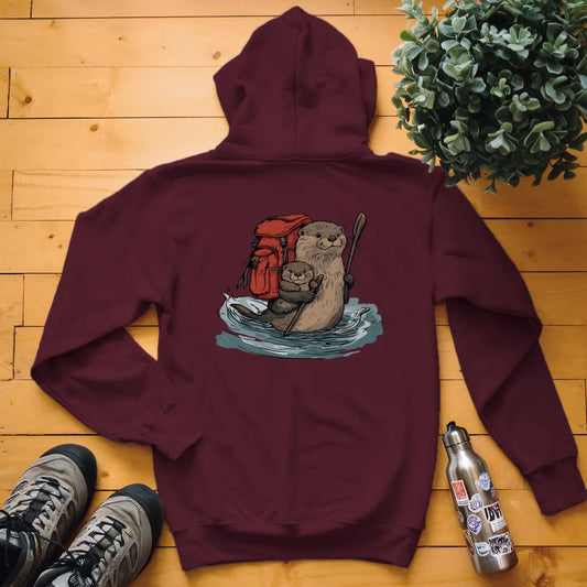 Otter Backpacker Family Fording River Hoodie