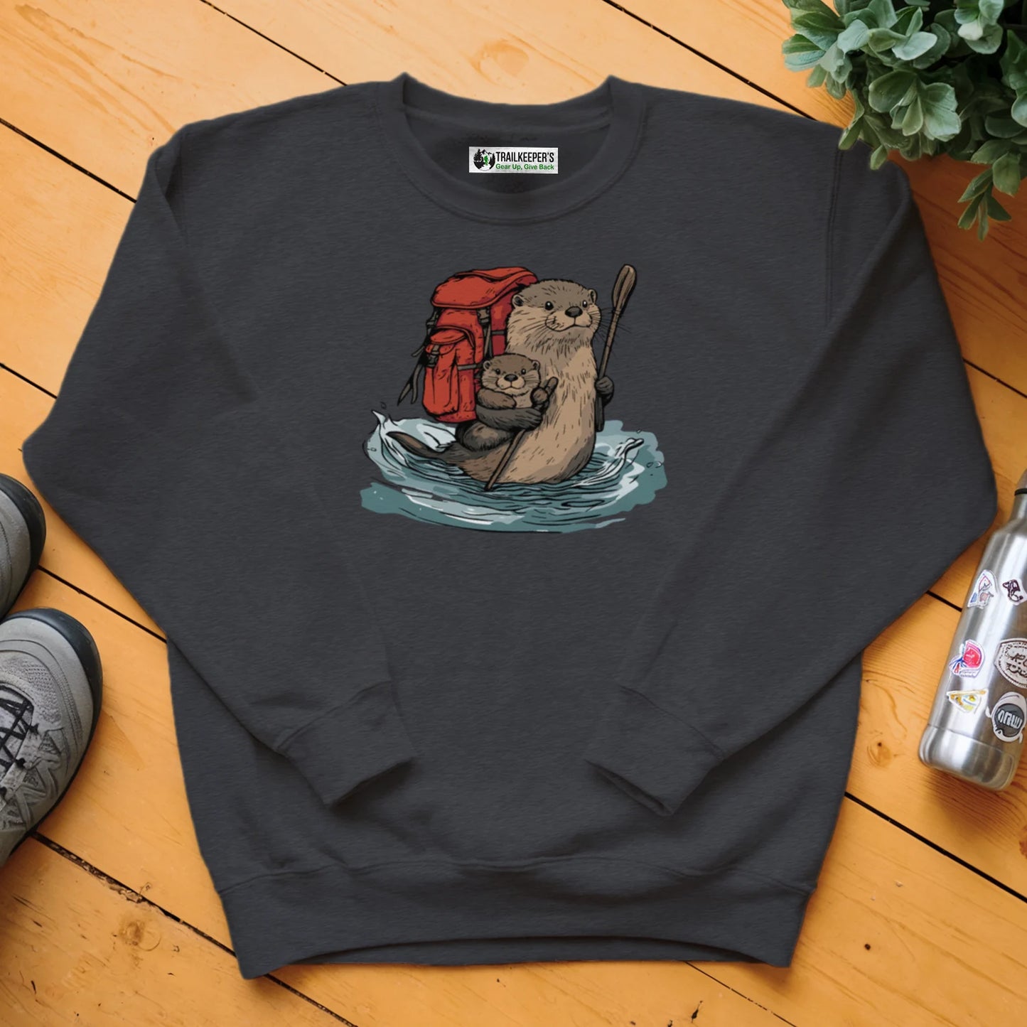 Otter Backpacker Family Fording River Sweatshirt
