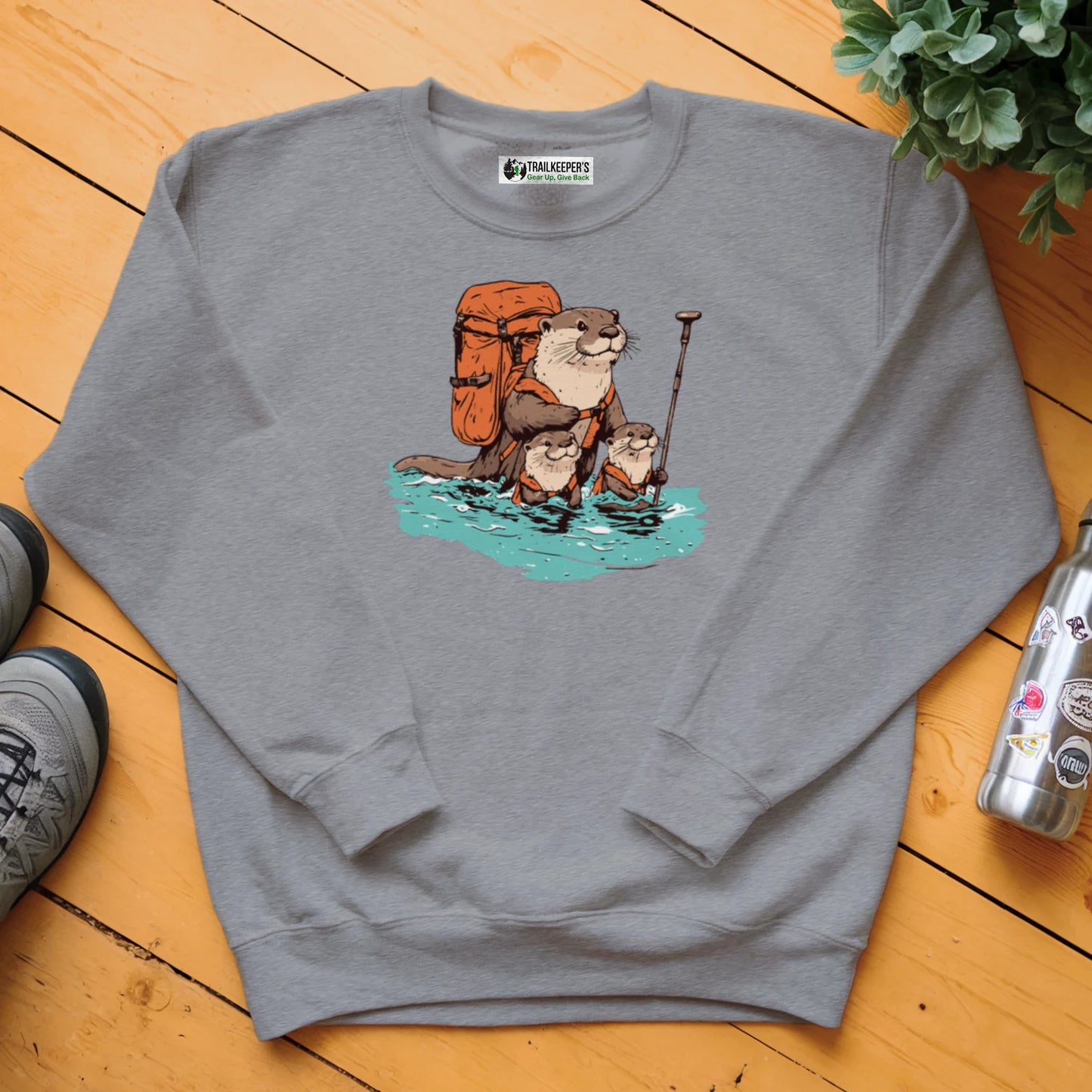 Otter Backpacker Family Fording River Sweatshirt