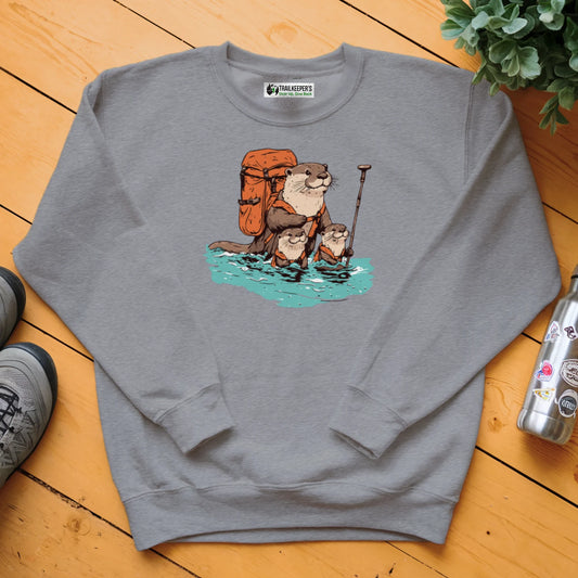 Otter Backpacker Family Fording River Sweatshirt