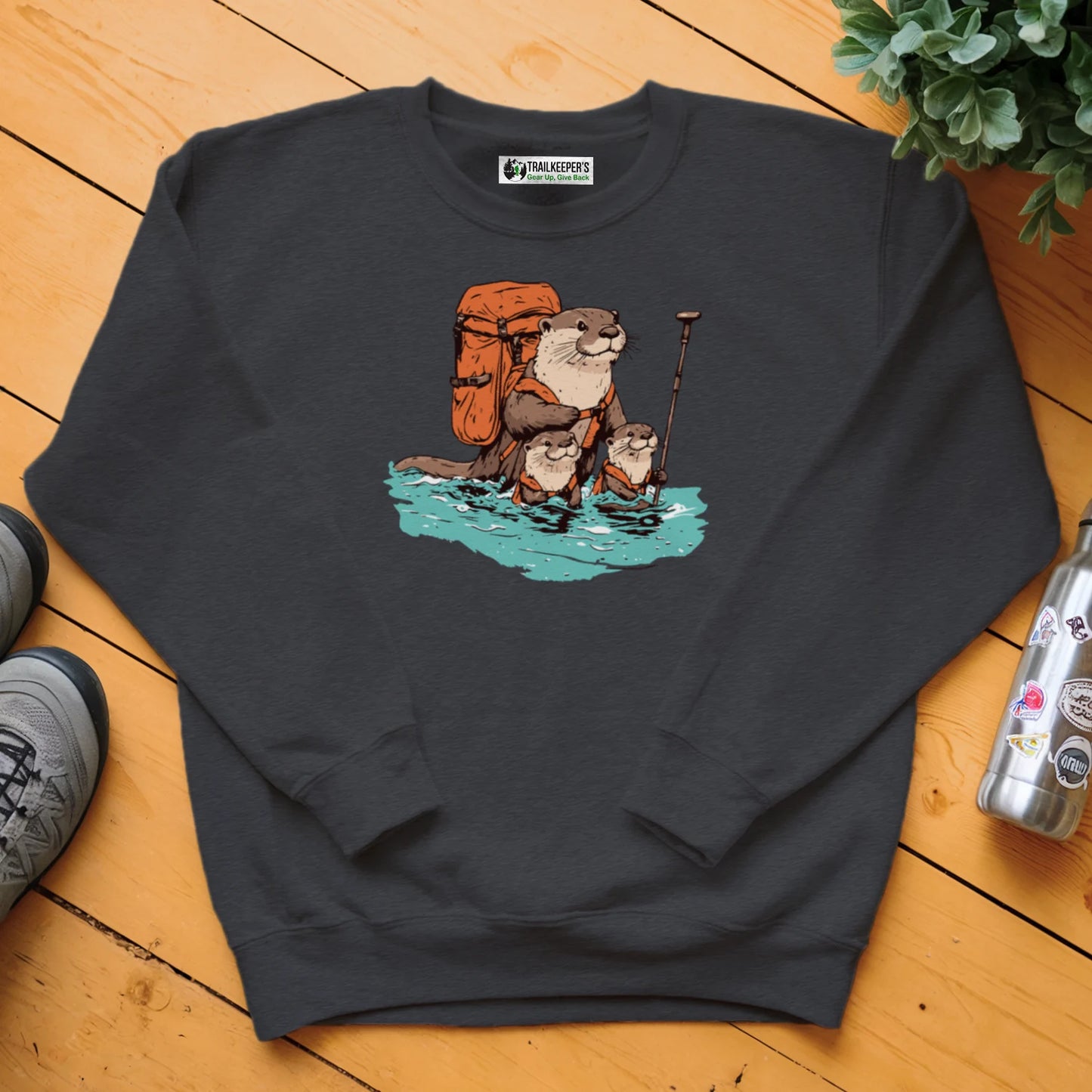 Otter Backpacker Family Fording River Sweatshirt