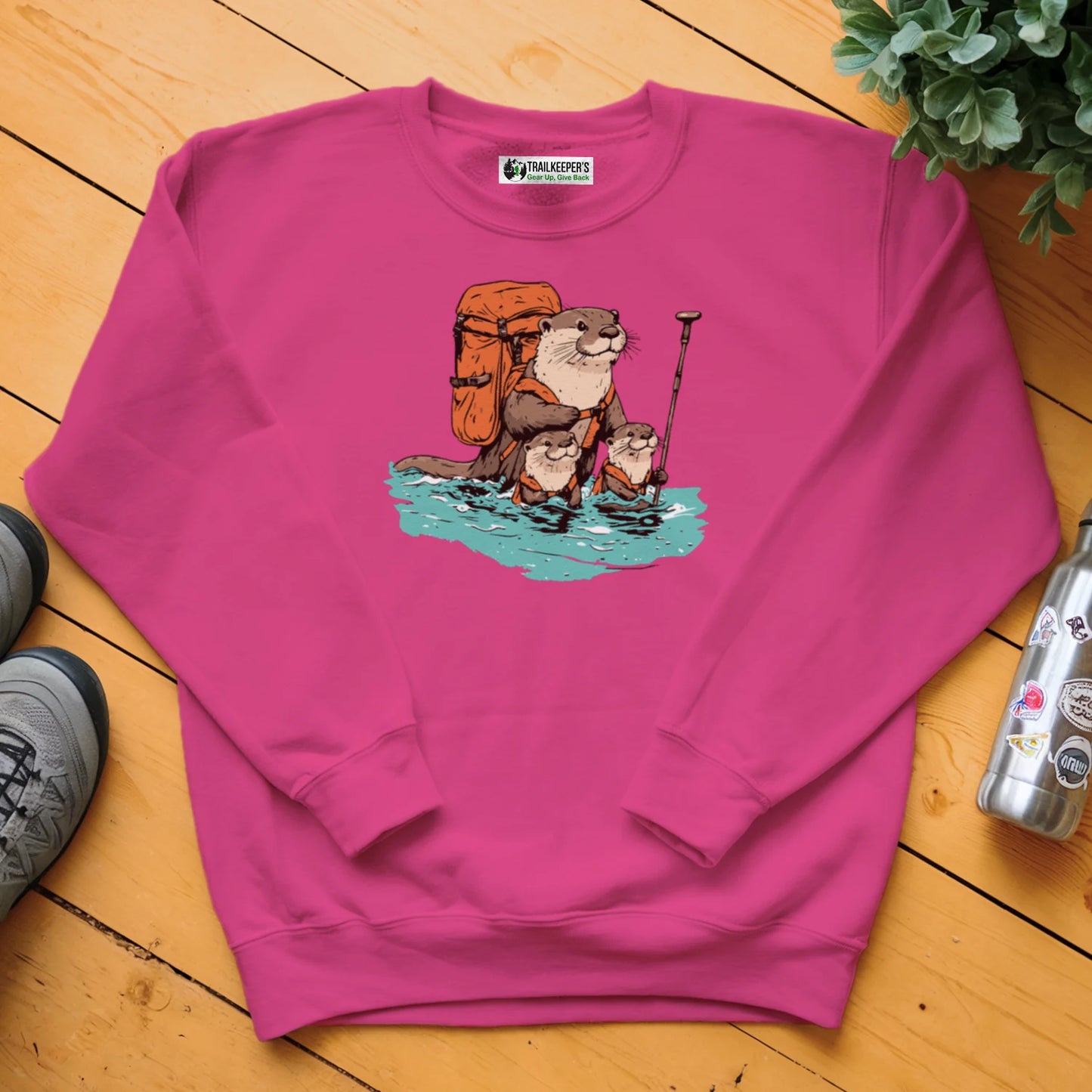 Otter Backpacker Family Fording River Sweatshirt