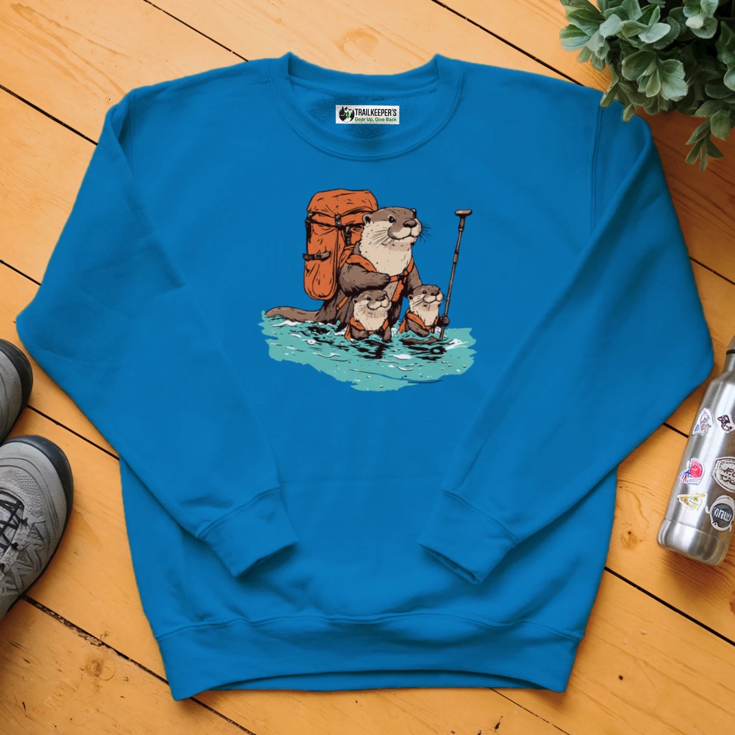 Otter Backpacker Family Fording River Sweatshirt