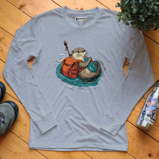 Otter Backpacker Fording River Long Sleeve T-Shirt