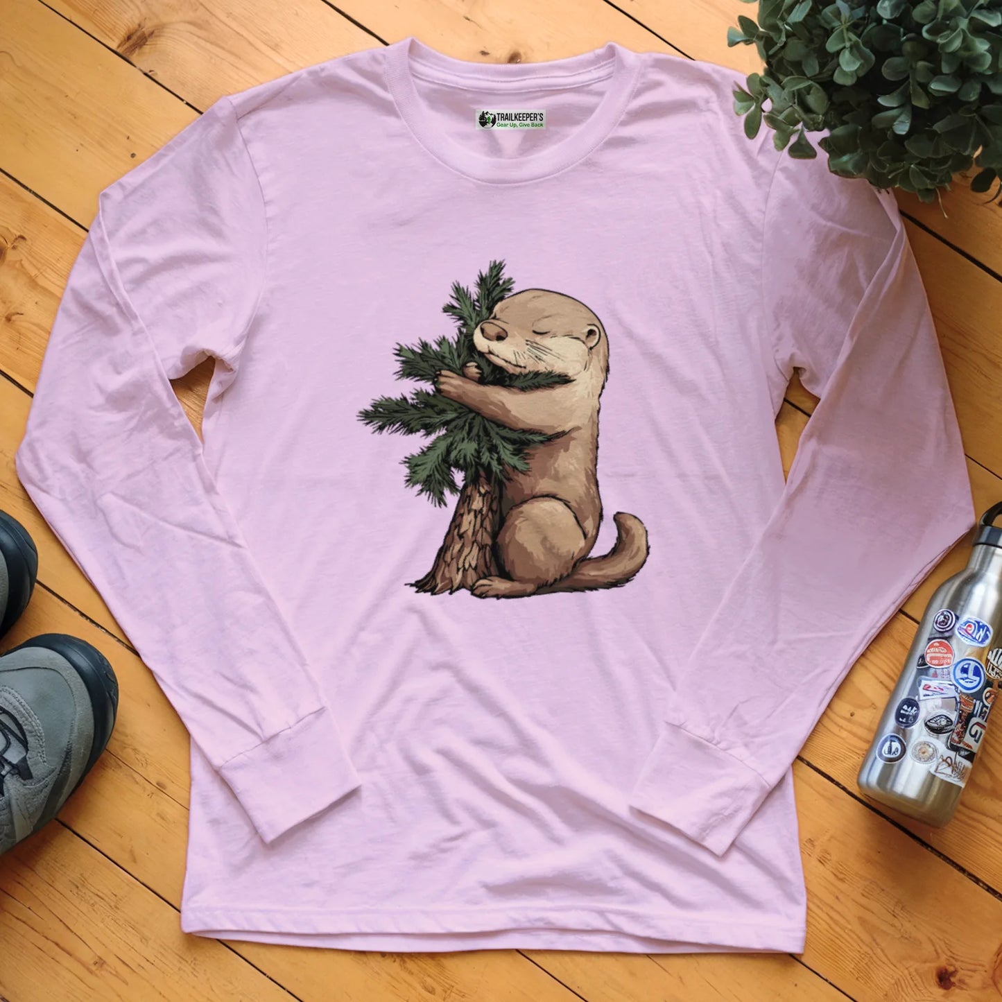 Otter Tree Hugger Long Sleeve T-Shirt
