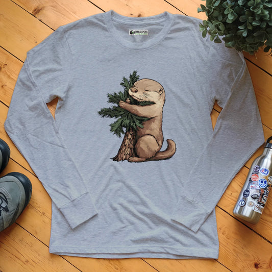 Otter Tree Hugger Long Sleeve T-Shirt