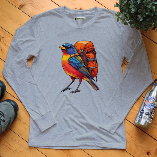 Painted Bunting Backpacker Long Sleeve T-Shirt