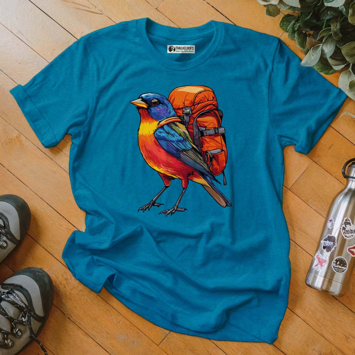 Painted Bunting Backpacker T-Shirt