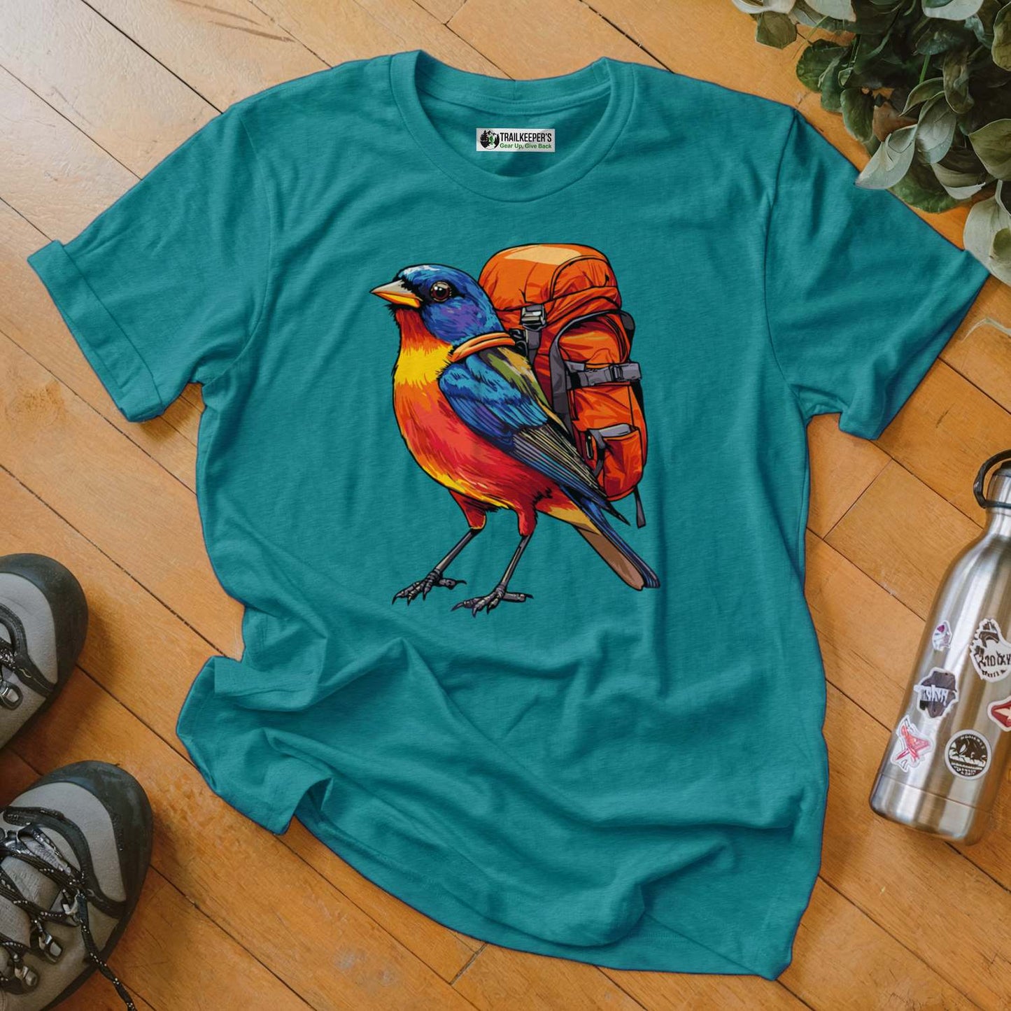 Painted Bunting Backpacker T-Shirt