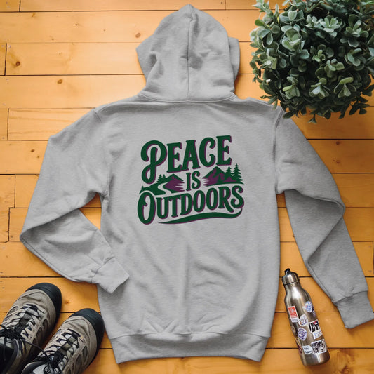 Peace Is Outdoors Hoodie