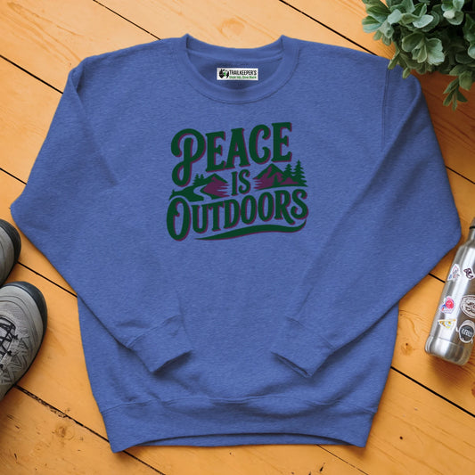 Peace Is Outdoors Sweatshirt