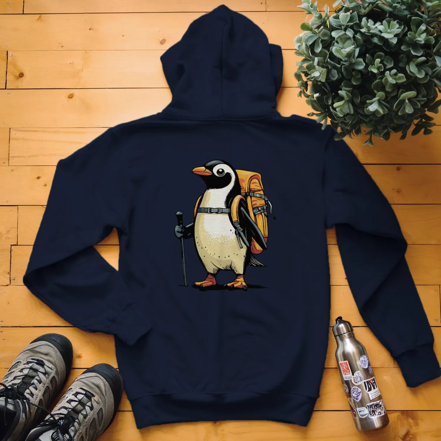 Penguin Backpacker Hoodie