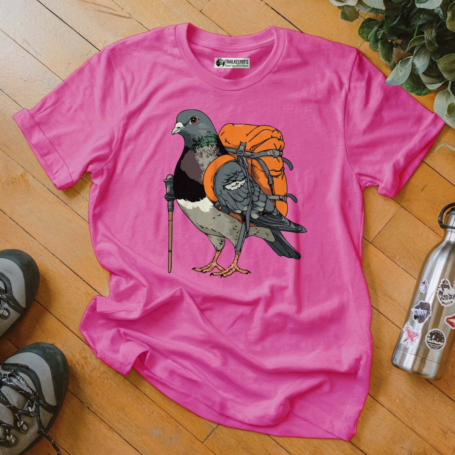 Pigeon Backpacker T-Shirt