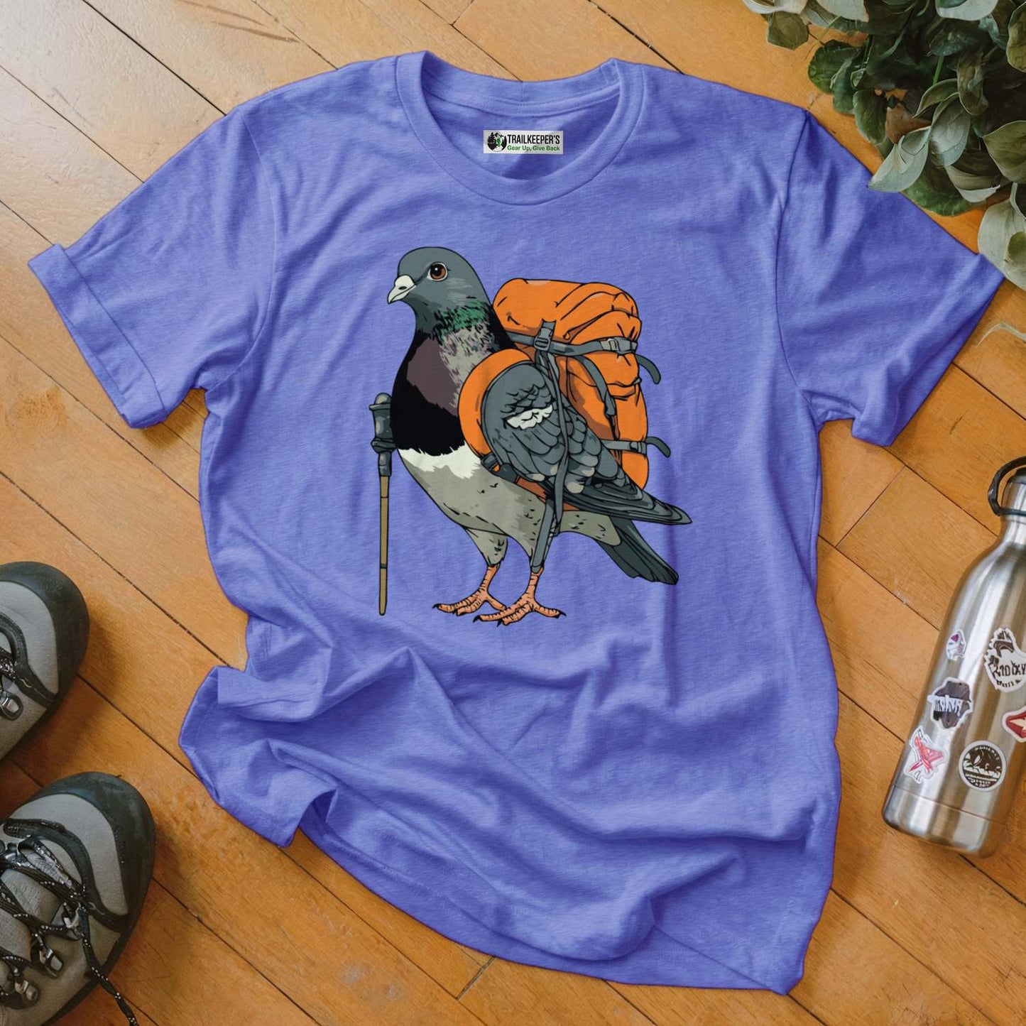 Pigeon Backpacker T-Shirt