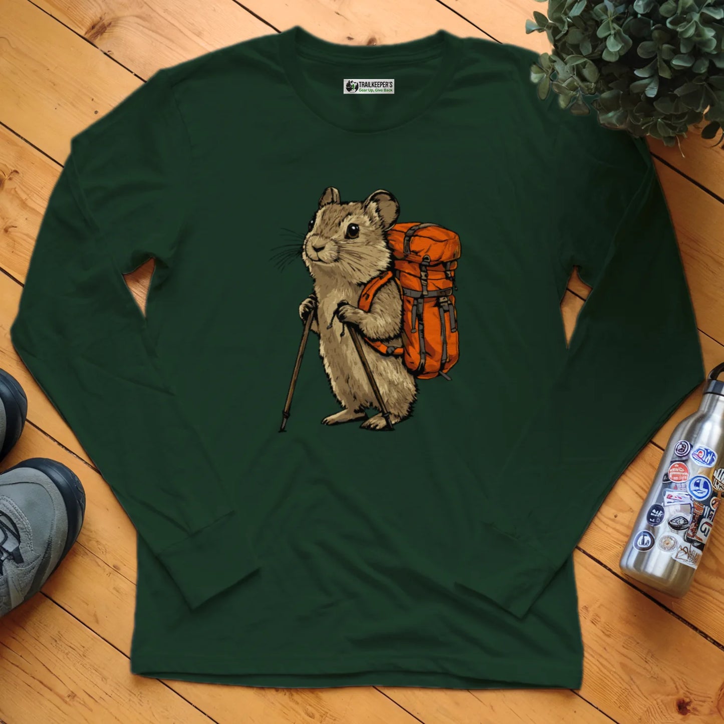Pikas Backpacker Long Sleeve T-Shirt