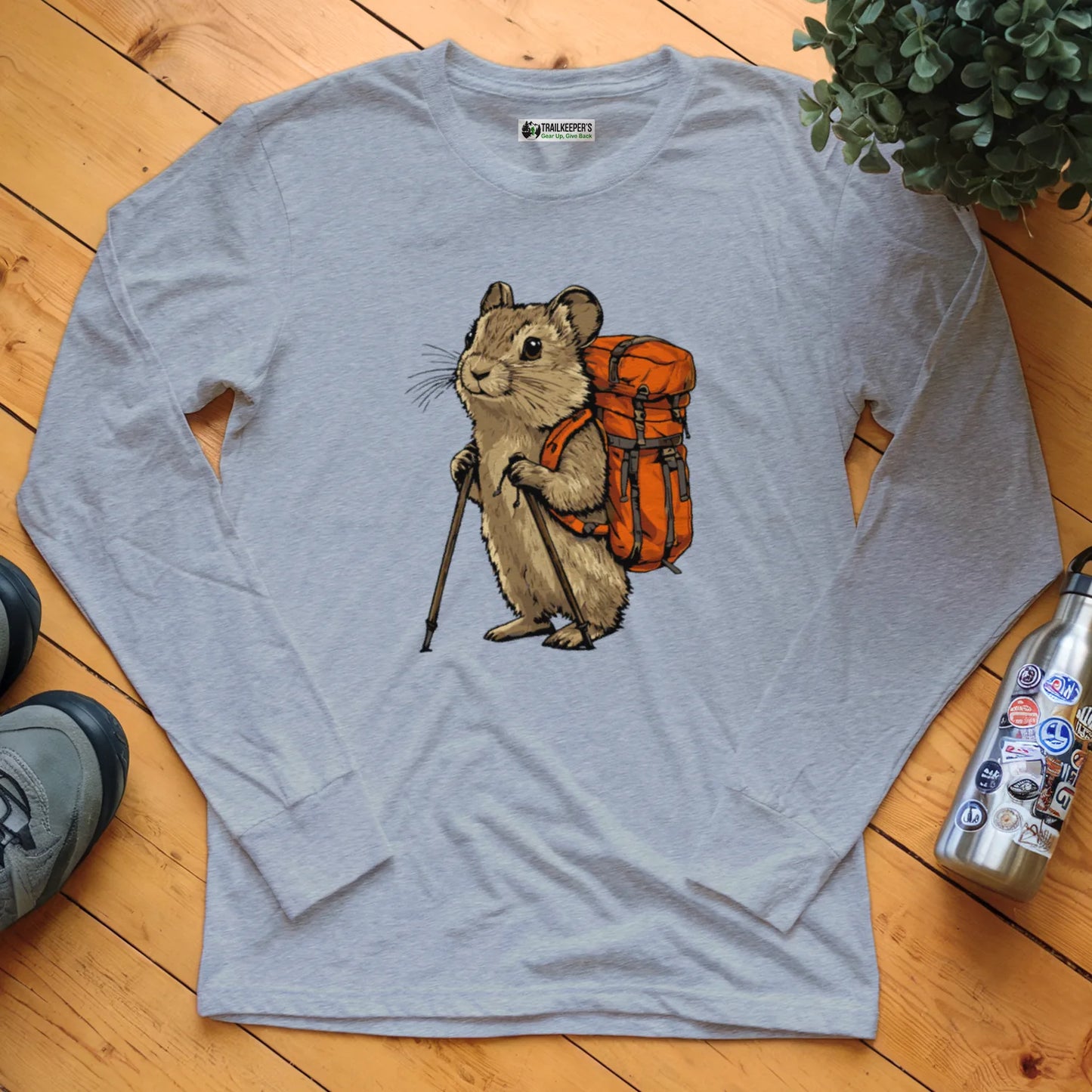 Pikas Backpacker Long Sleeve T-Shirt