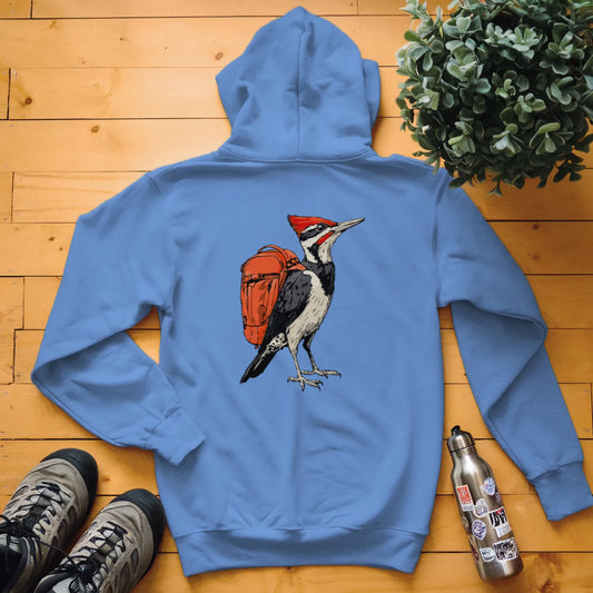 Pileated Woodpecker Backpacker Hoodie