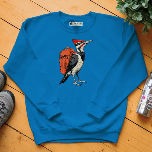 Pileated Woodpecker Backpacker Sweatshirt