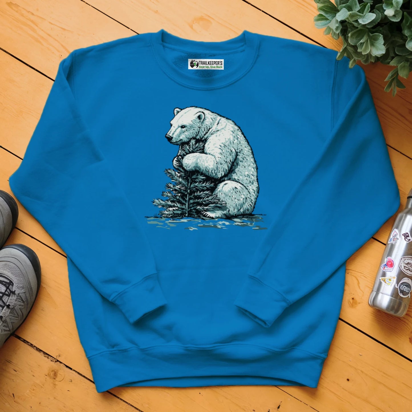 Polar Bear Tree Hugger Sweatshirt