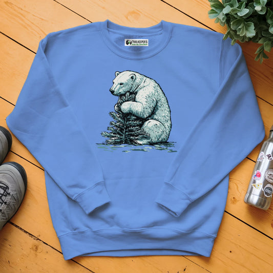Polar Bear Tree Hugger Sweatshirt
