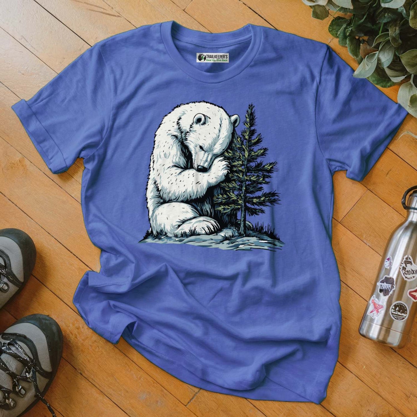 Polar Bear Tree Hugger T-Shirt