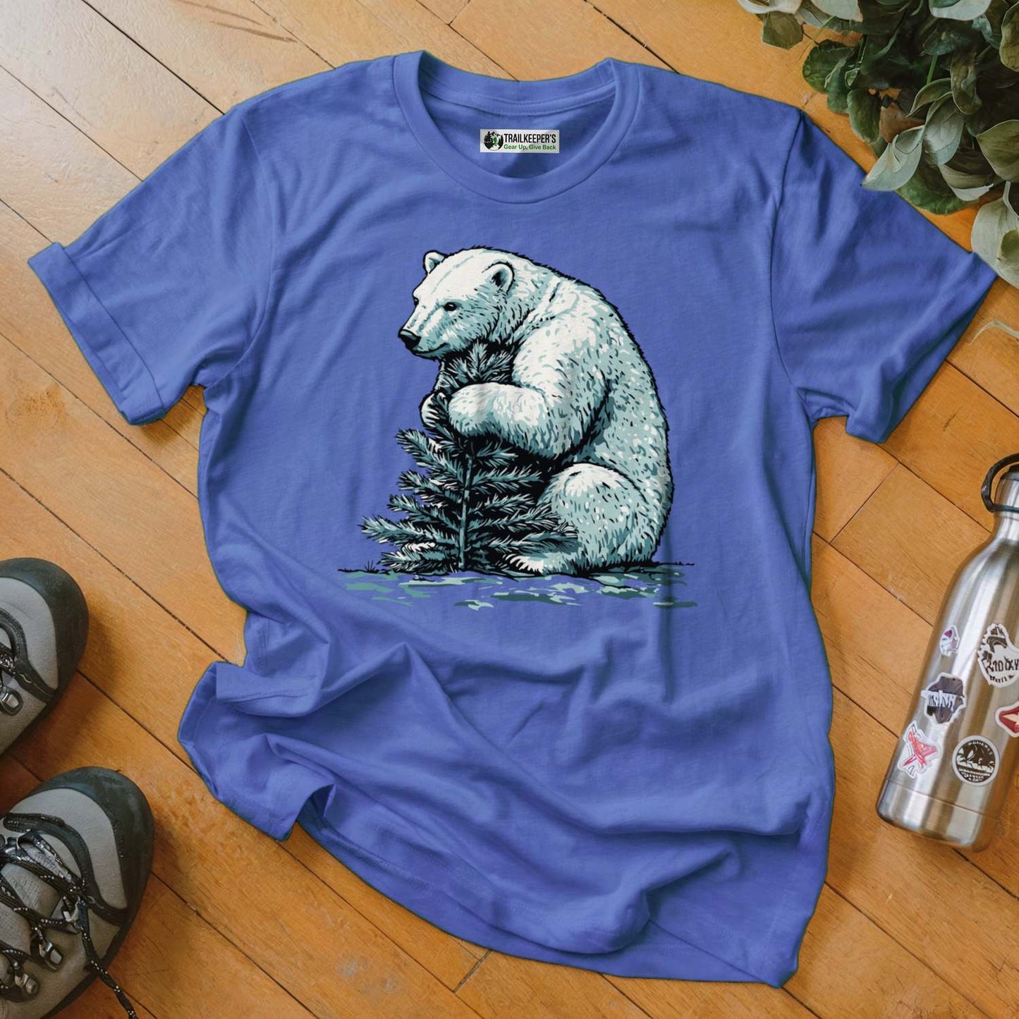 Polar Bear Tree Hugger T-Shirt