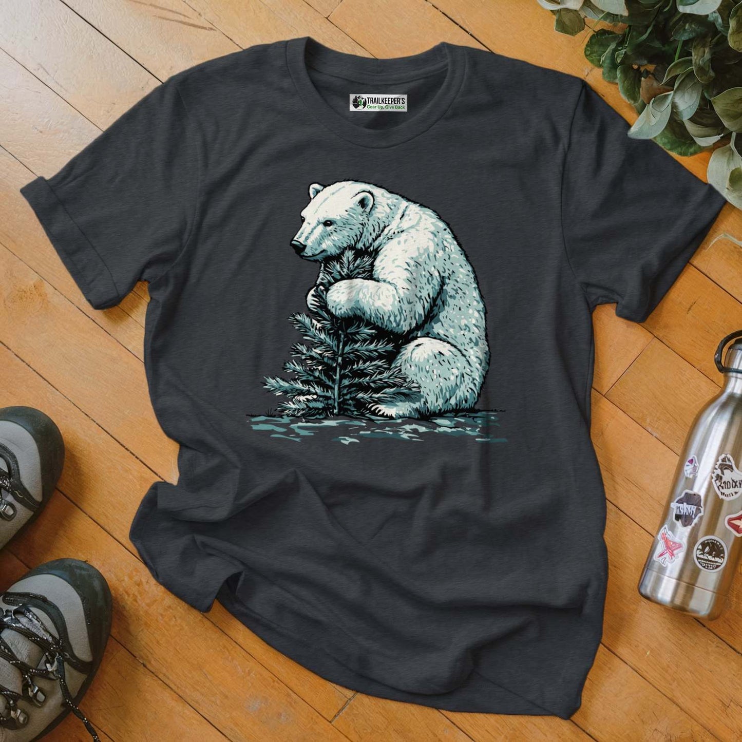 Polar Bear Tree Hugger T-Shirt