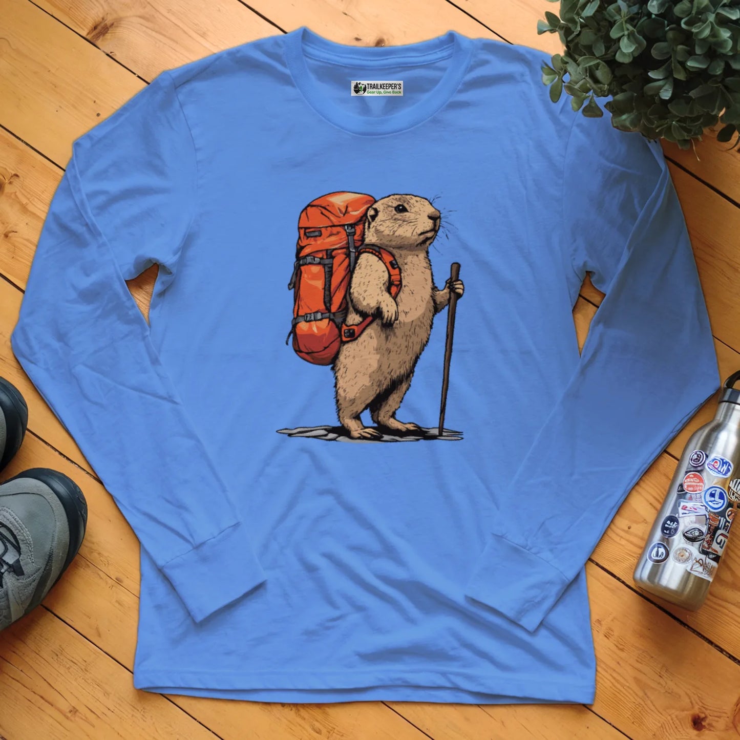 Prairie Dog Backpacker Long Sleeve T-Shirt