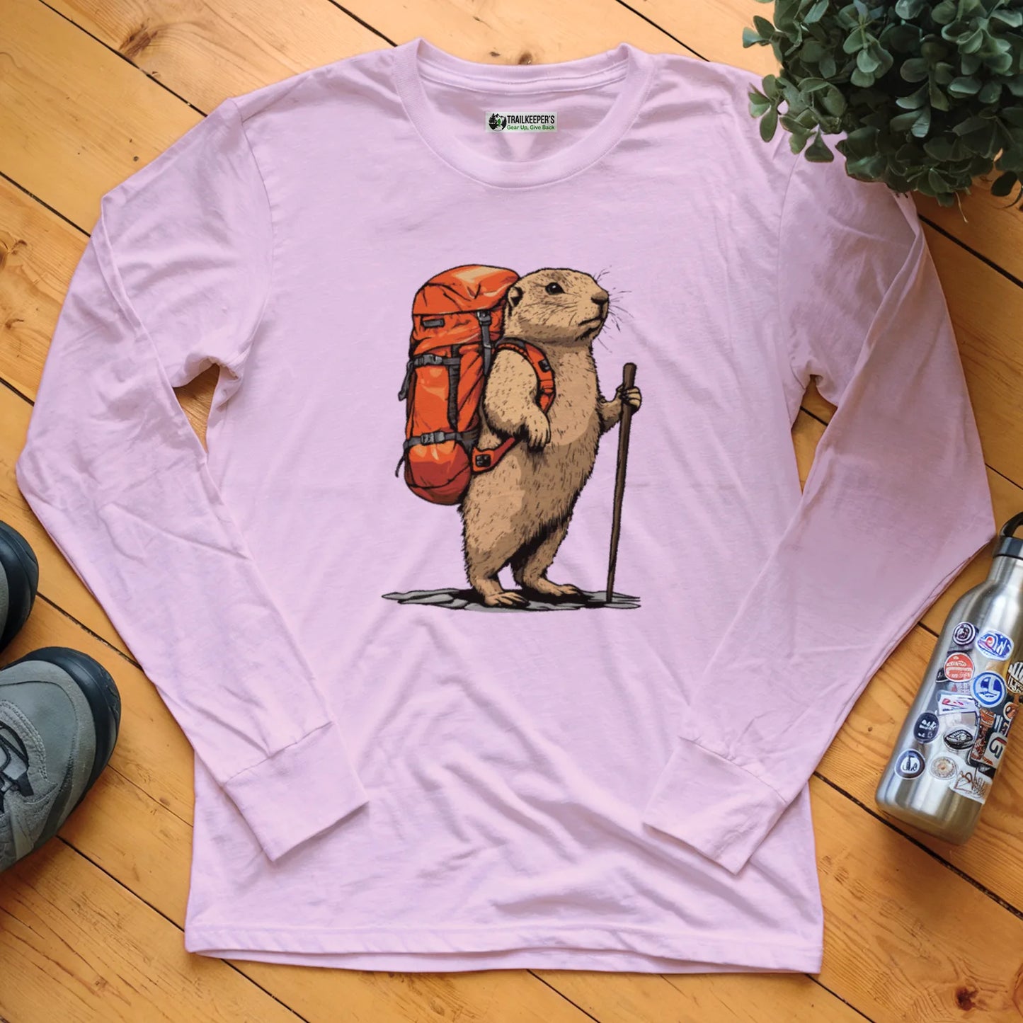Prairie Dog Backpacker Long Sleeve T-Shirt