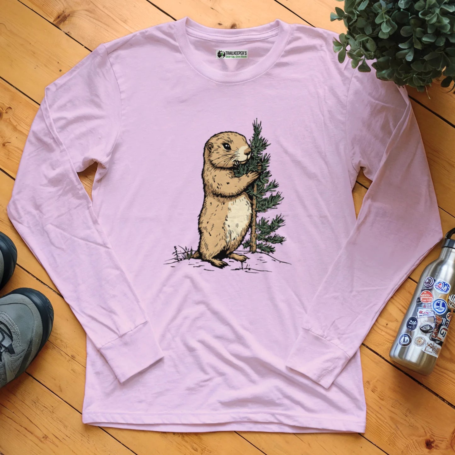 Prairie Dog Tree Hugger Long Sleeve T-Shirt