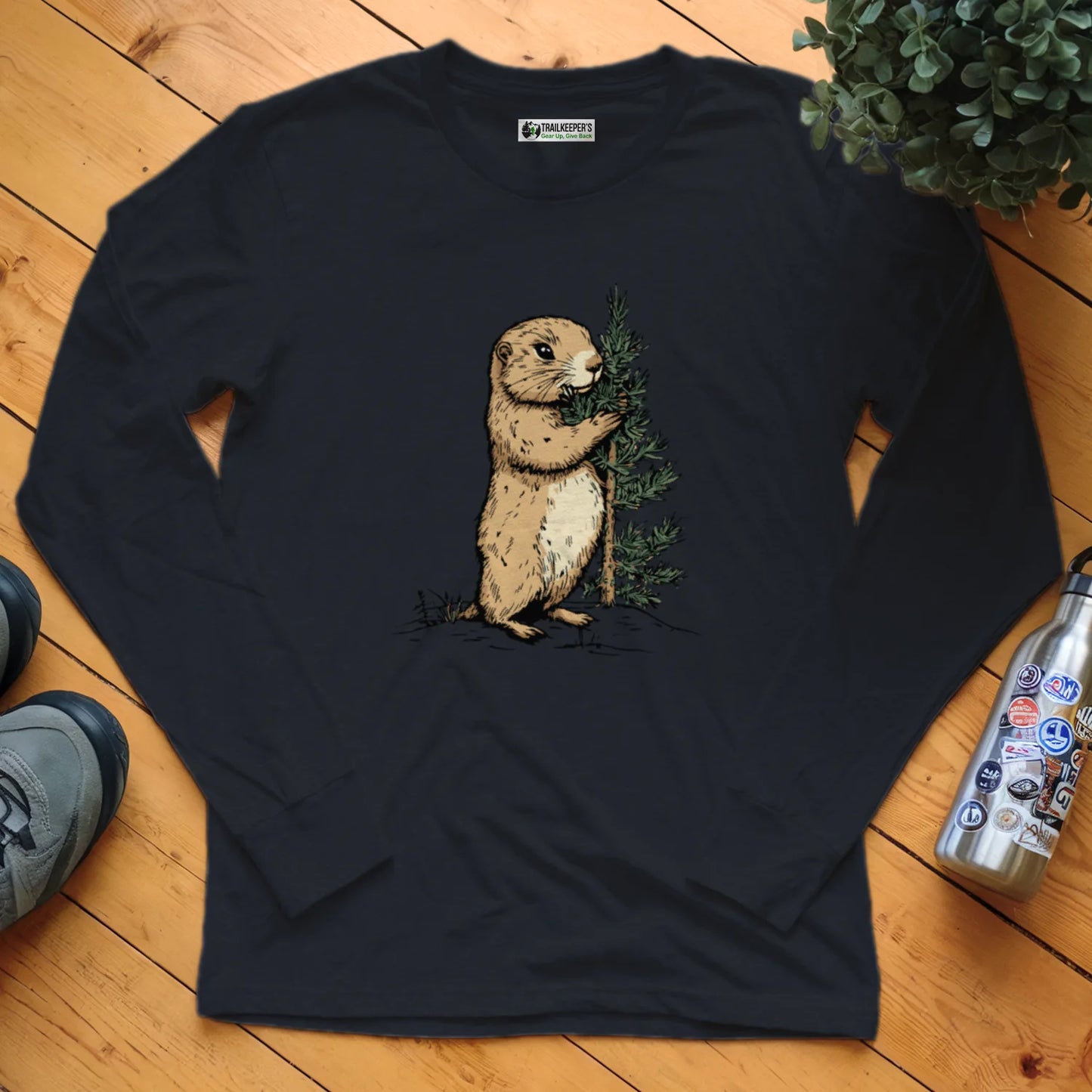 Prairie Dog Tree Hugger Long Sleeve T-Shirt