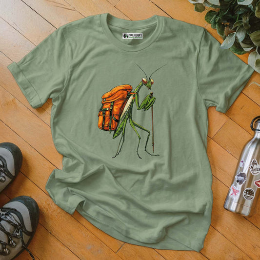 Preying Mantis Backpacker T-Shirt