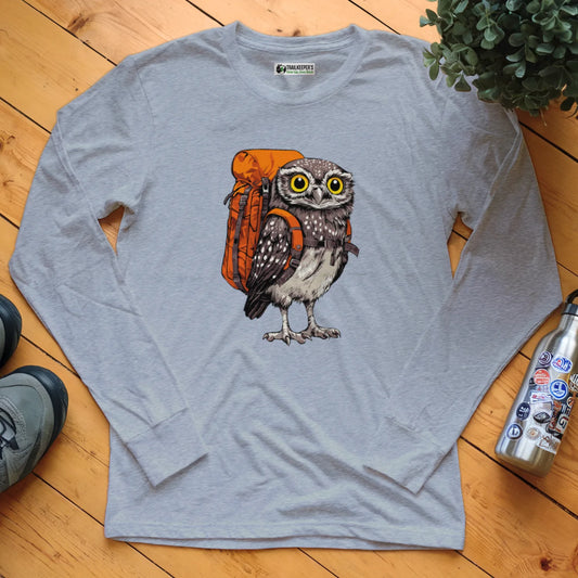 Pygmy Owl Backpacker Long Sleeve T-Shirt
