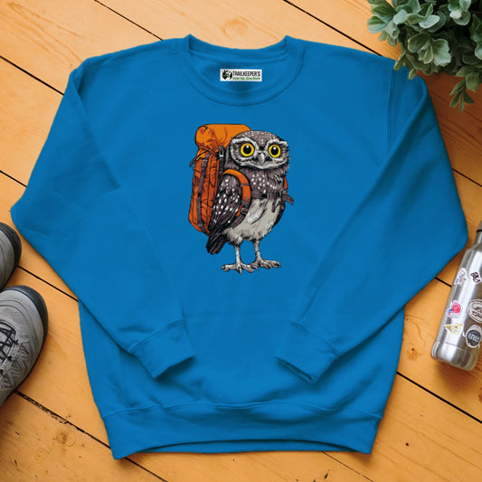 Pygmy Owl Backpacker Sweatshirt