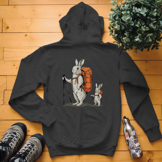 Rabbit Backpacker Family Hoodie