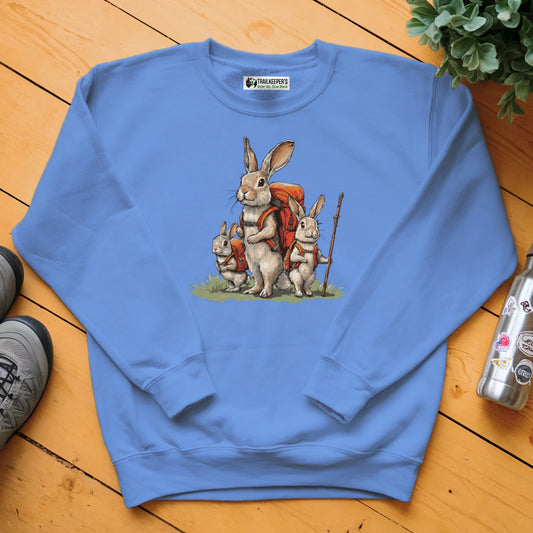 Rabbit Backpacker Family Sweatshirt