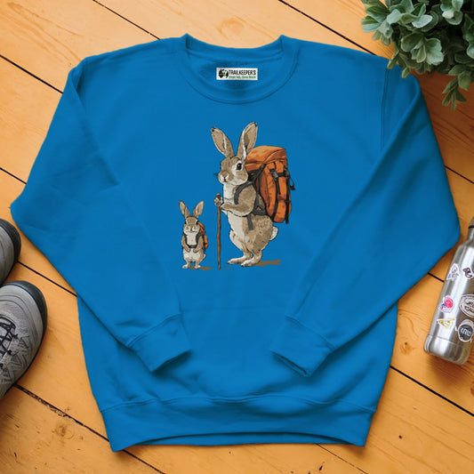 Rabbit Backpacker Family Sweatshirt