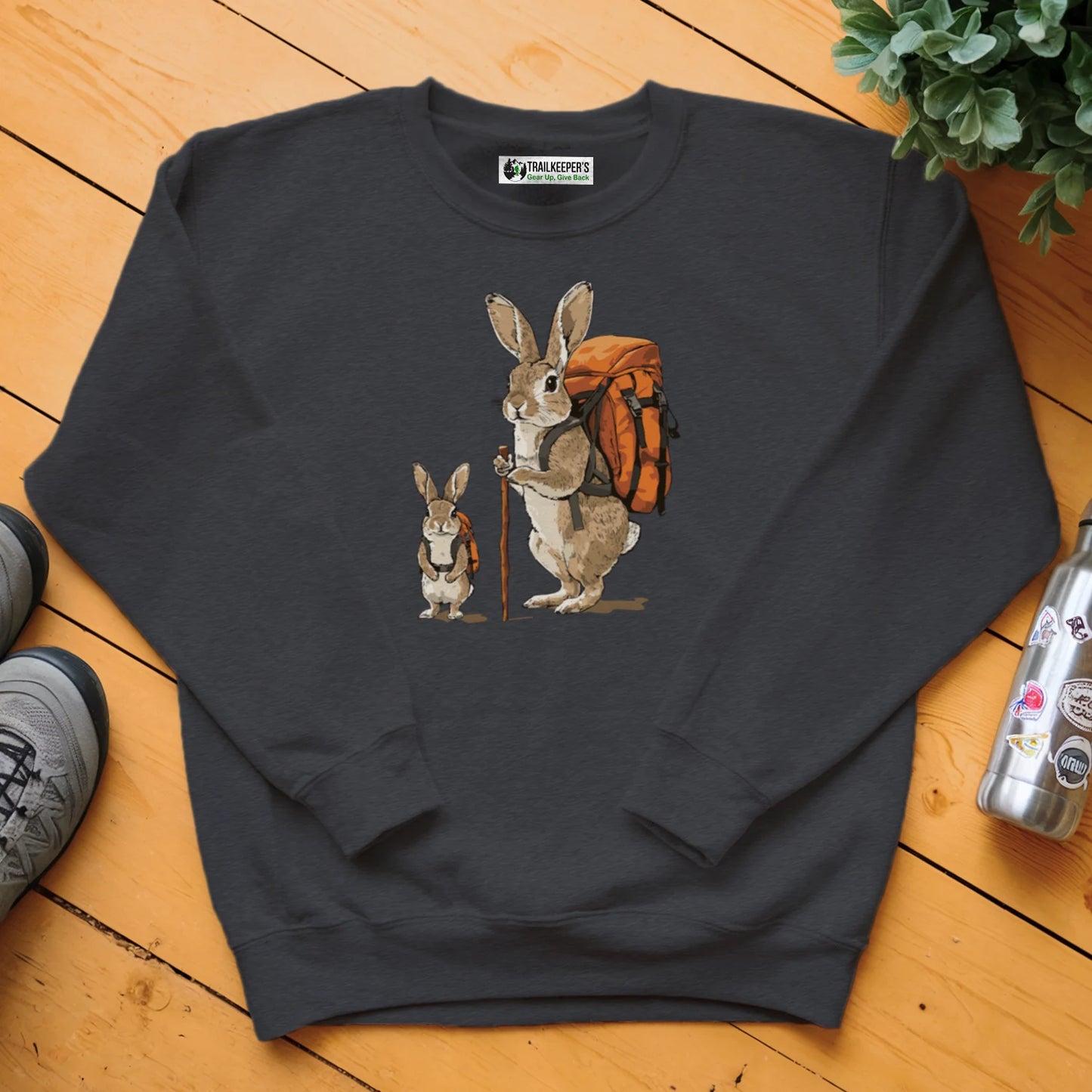 Rabbit Backpacker Family Sweatshirt