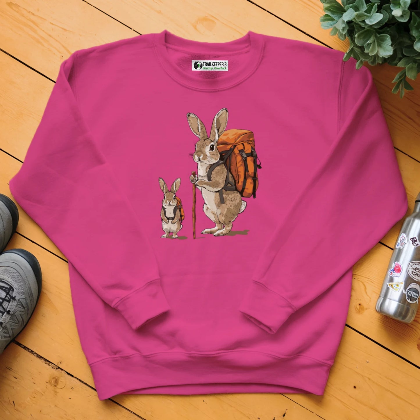 Rabbit Backpacker Family Sweatshirt