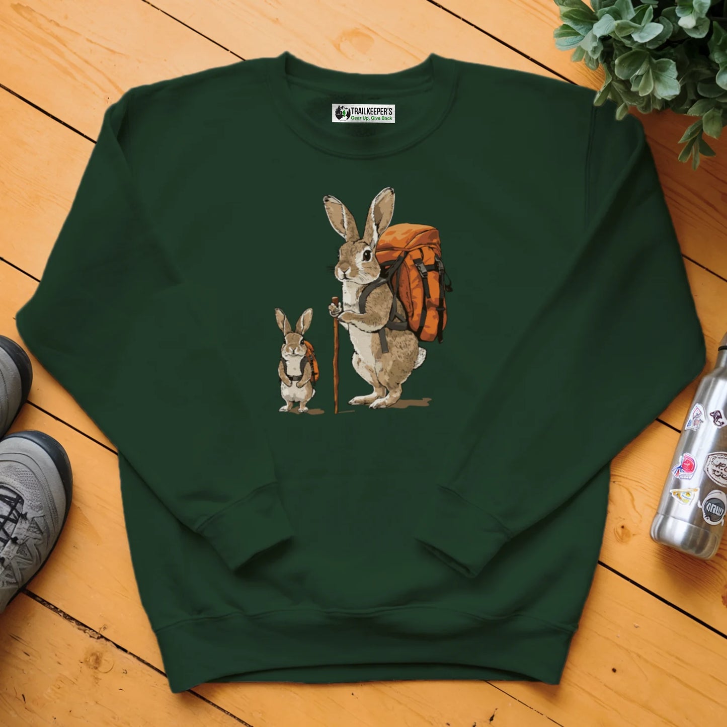 Rabbit Backpacker Family Sweatshirt