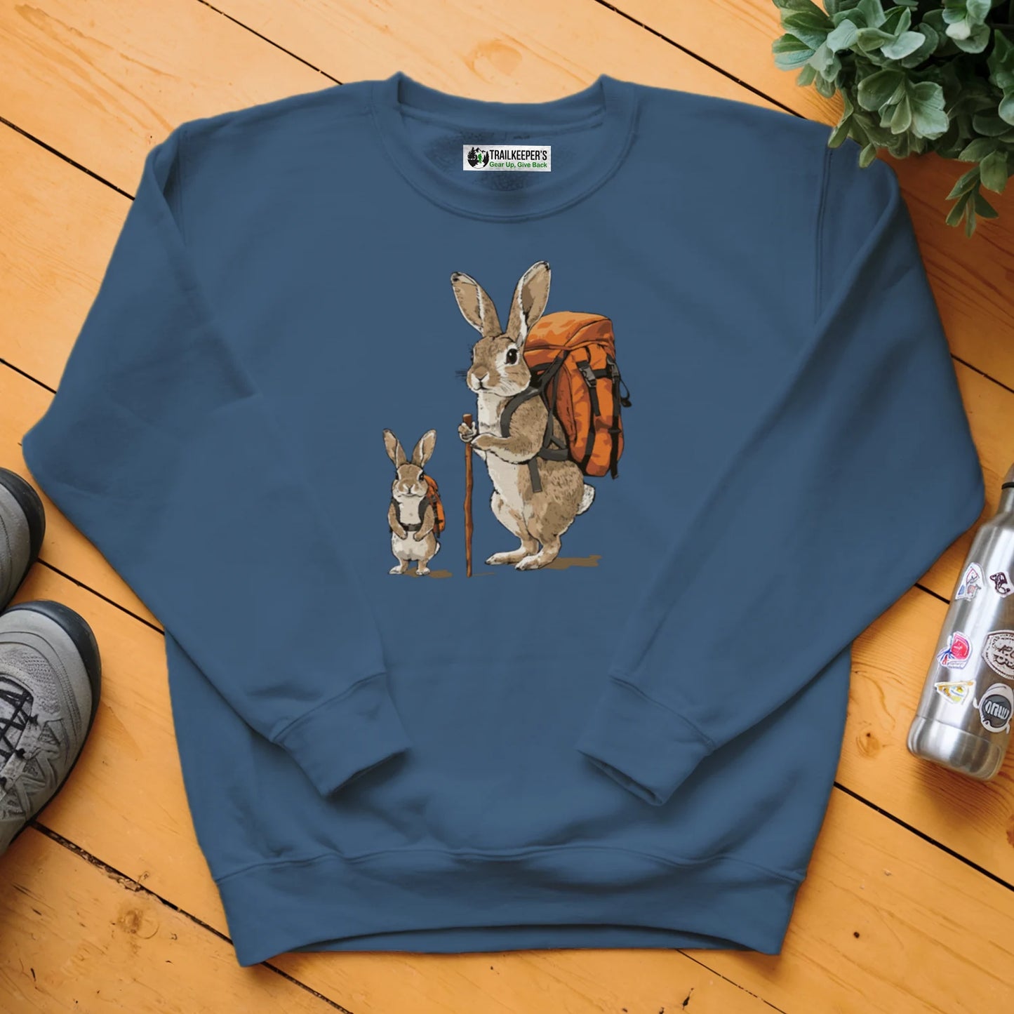 Rabbit Backpacker Family Sweatshirt