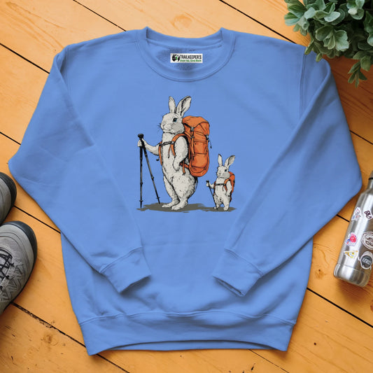 Rabbit Backpacker Family Sweatshirt