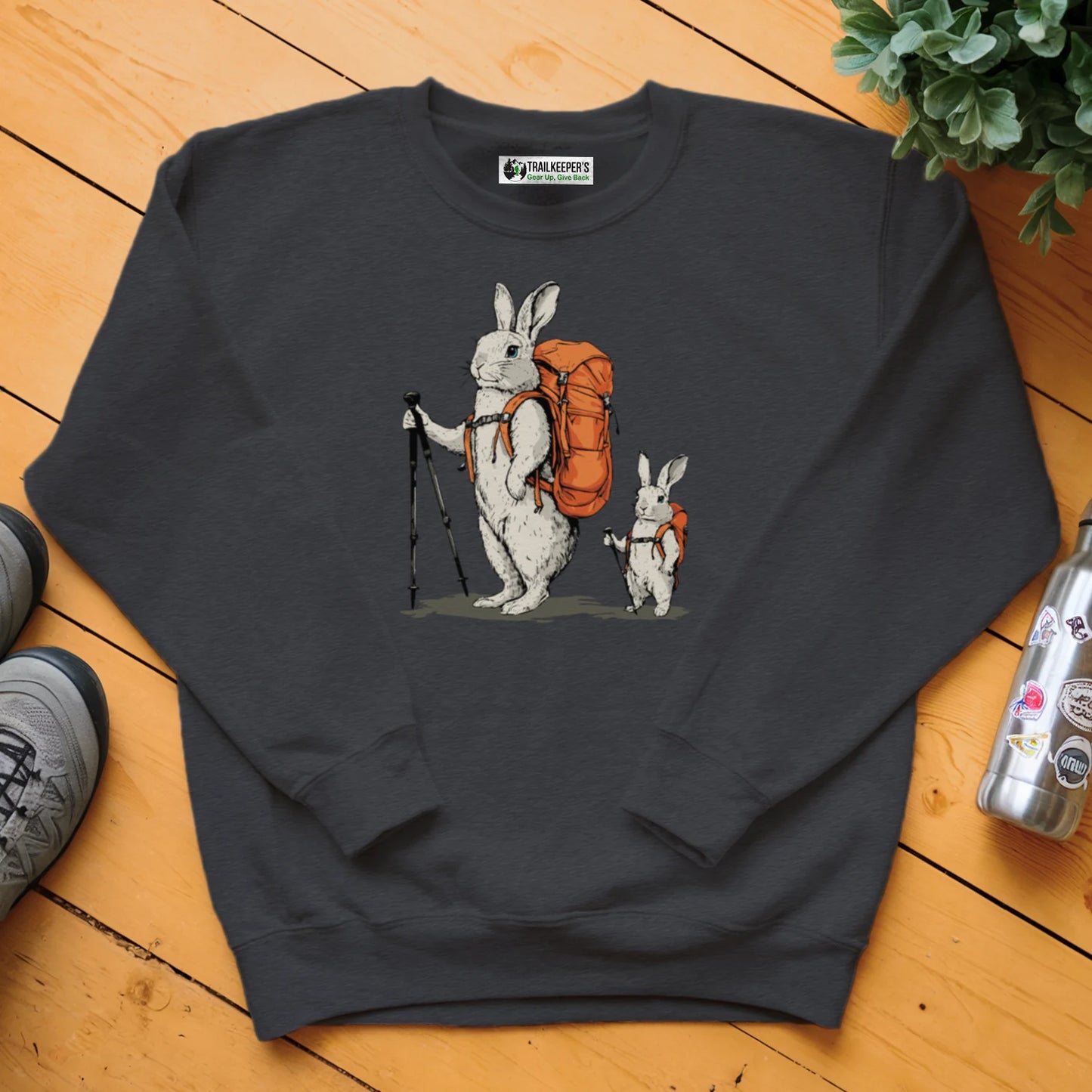 Rabbit Backpacker Family Sweatshirt
