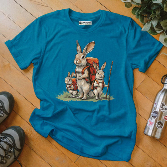 Rabbit Backpacker Family T-Shirt