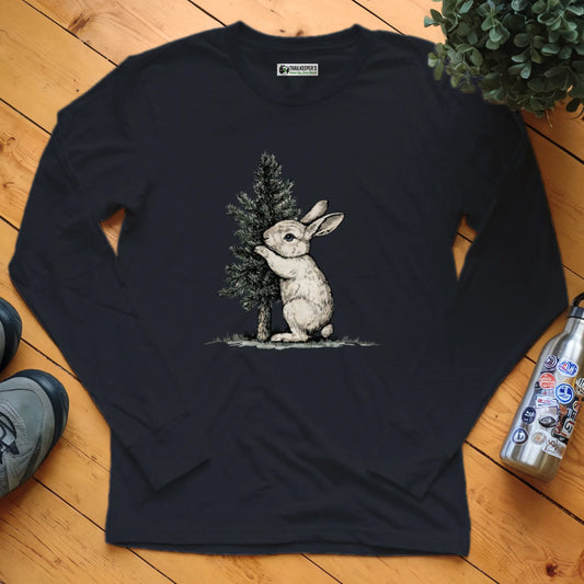 Rabbit Tree Hugger Long Sleeve T-Shirt