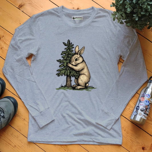 Rabbit Tree Hugger Long Sleeve T-Shirt