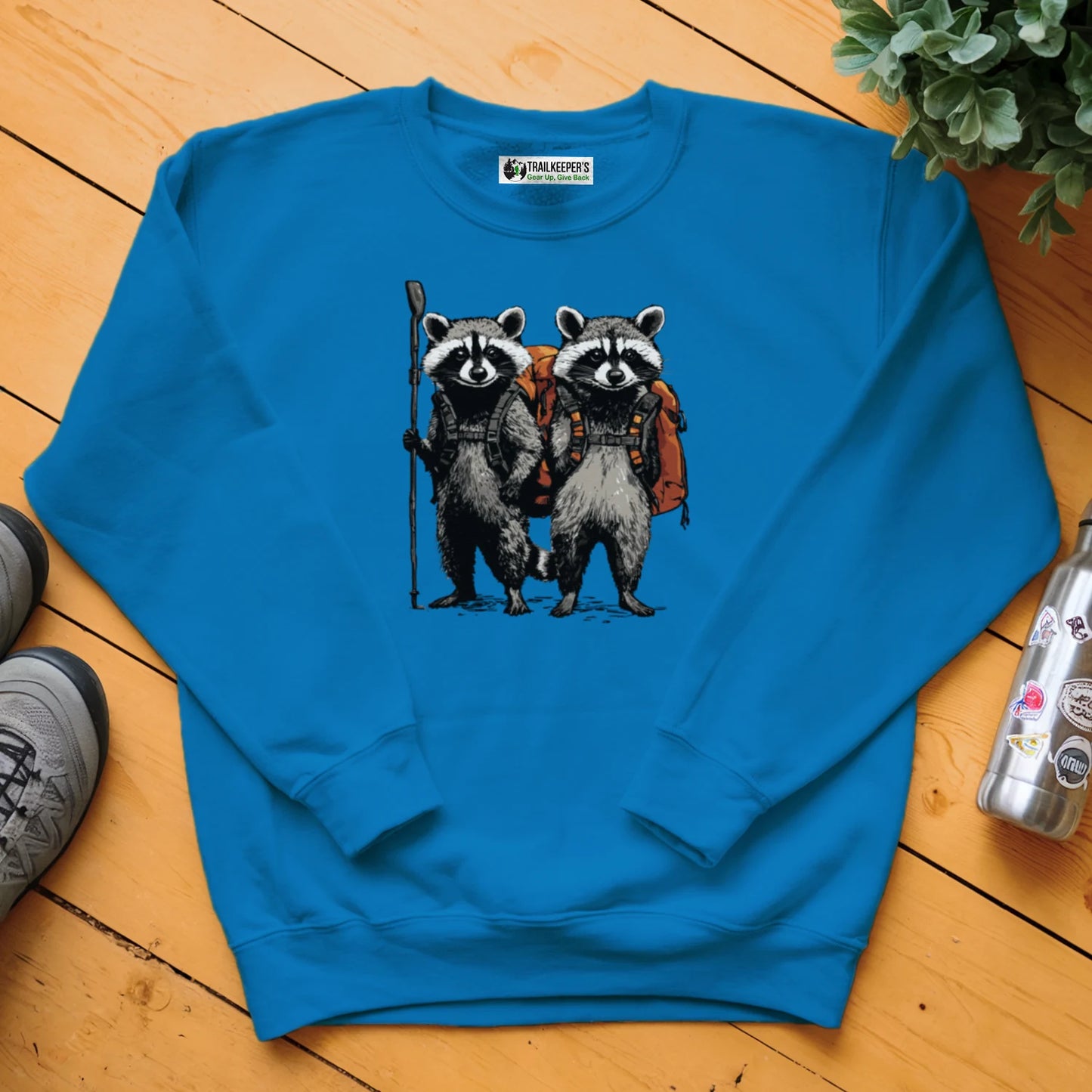 Raccoon Backpacker Buddies Sweatshirt