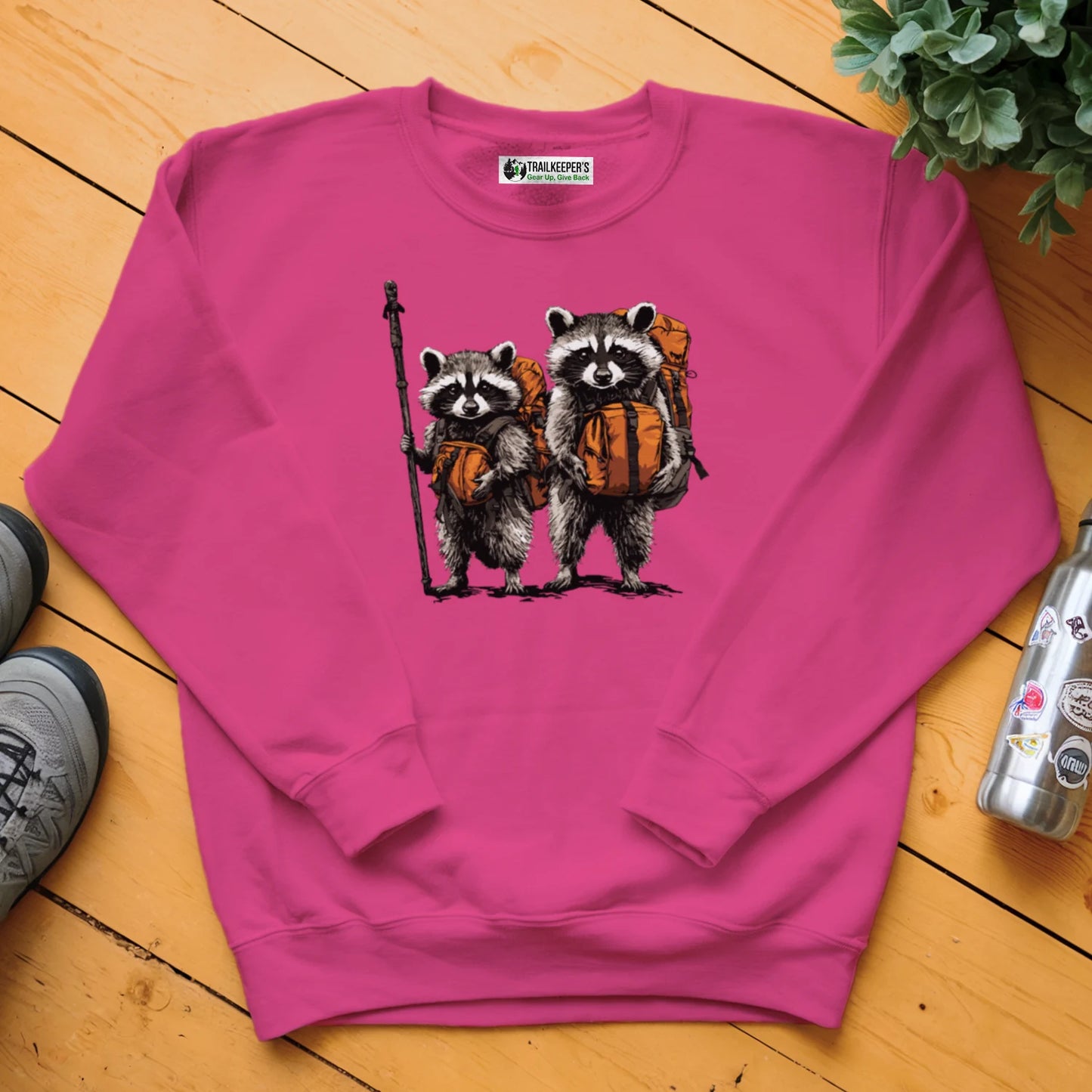Raccoon Backpacker Buddies Sweatshirt