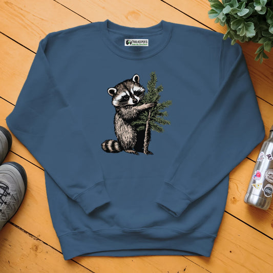 Raccoon Tree Hugger Sweatshirt