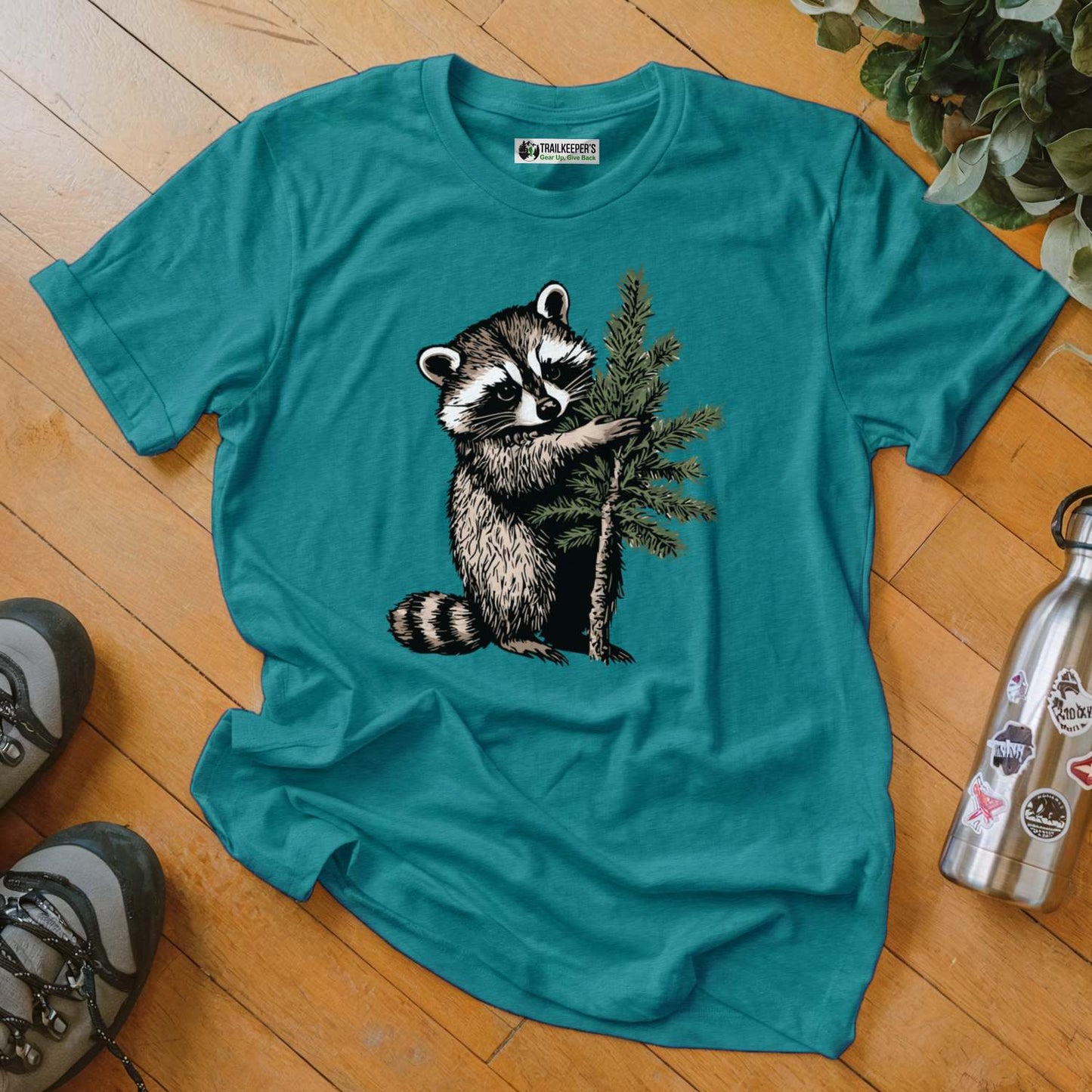 Raccoon Tree Hugger T-Shirt